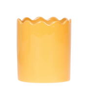 Kolibri Home | Curve sierpot - Mosterdgeel - Ø9cm