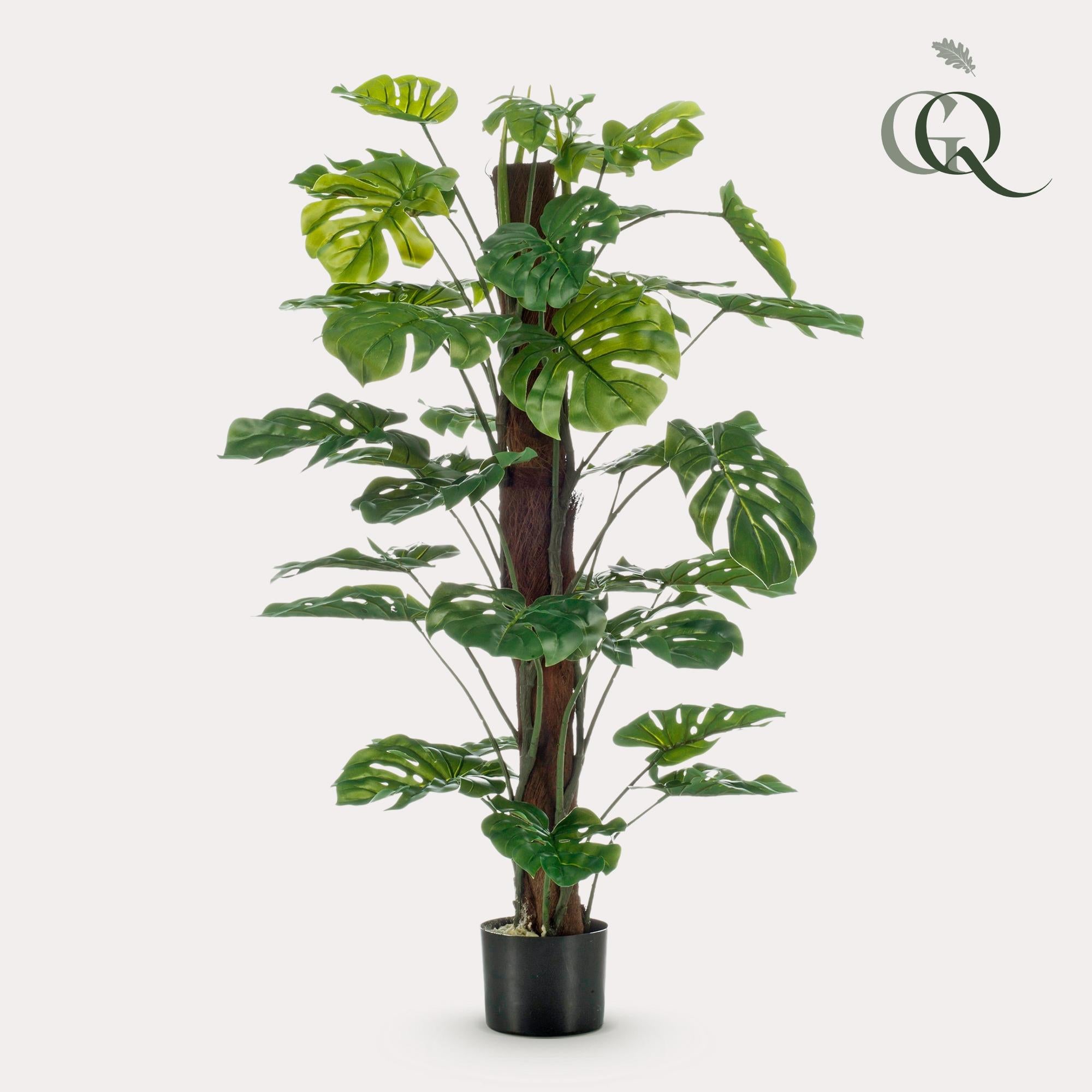 Monstera Deliciosa - pianta artificiale - 120 cm