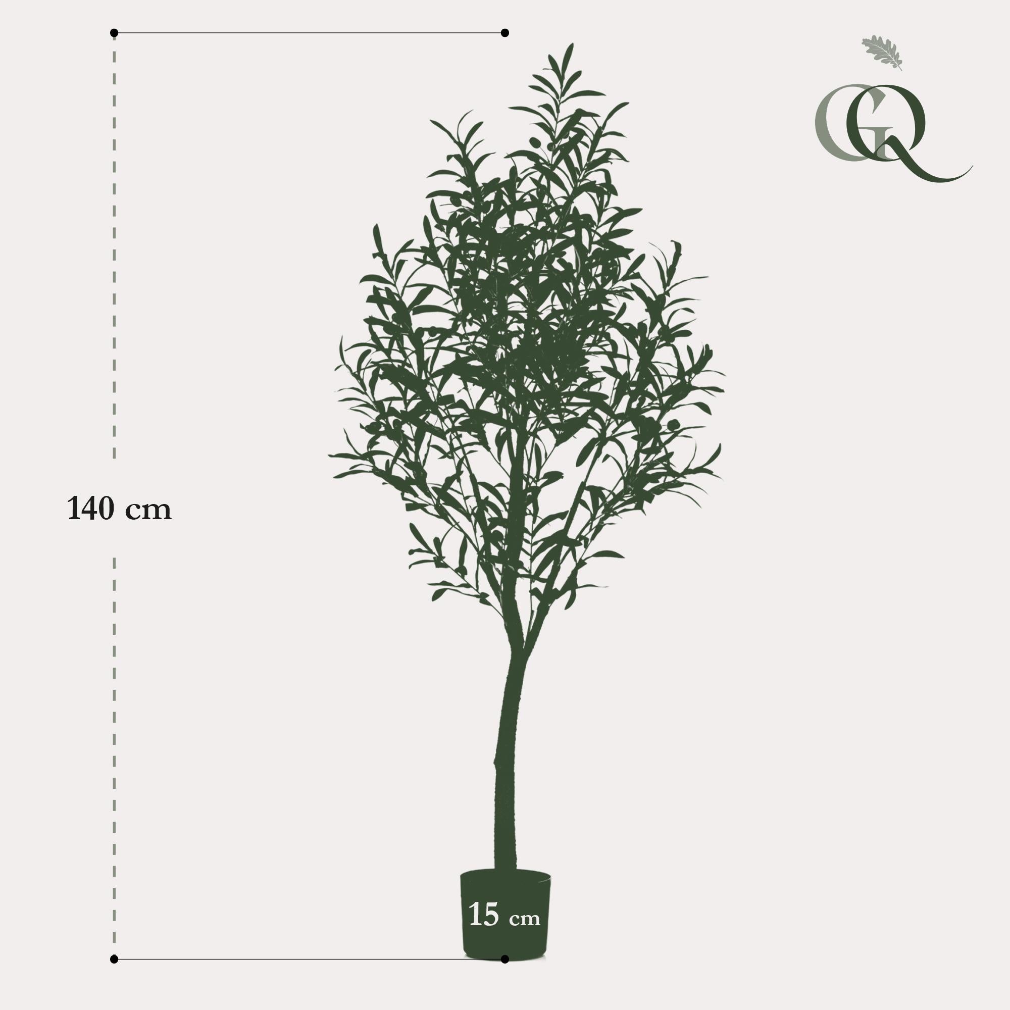 Künstlicher Olivenbaum – Olea europaea – Olivenbaum – 140 cm