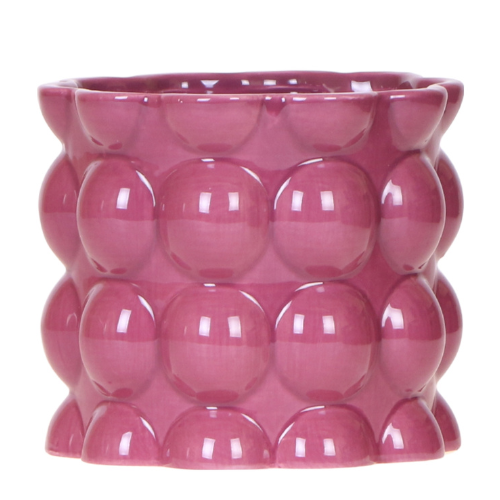 Kolibri Home | Cotton Shine sierpot - Purple - Ø12cm