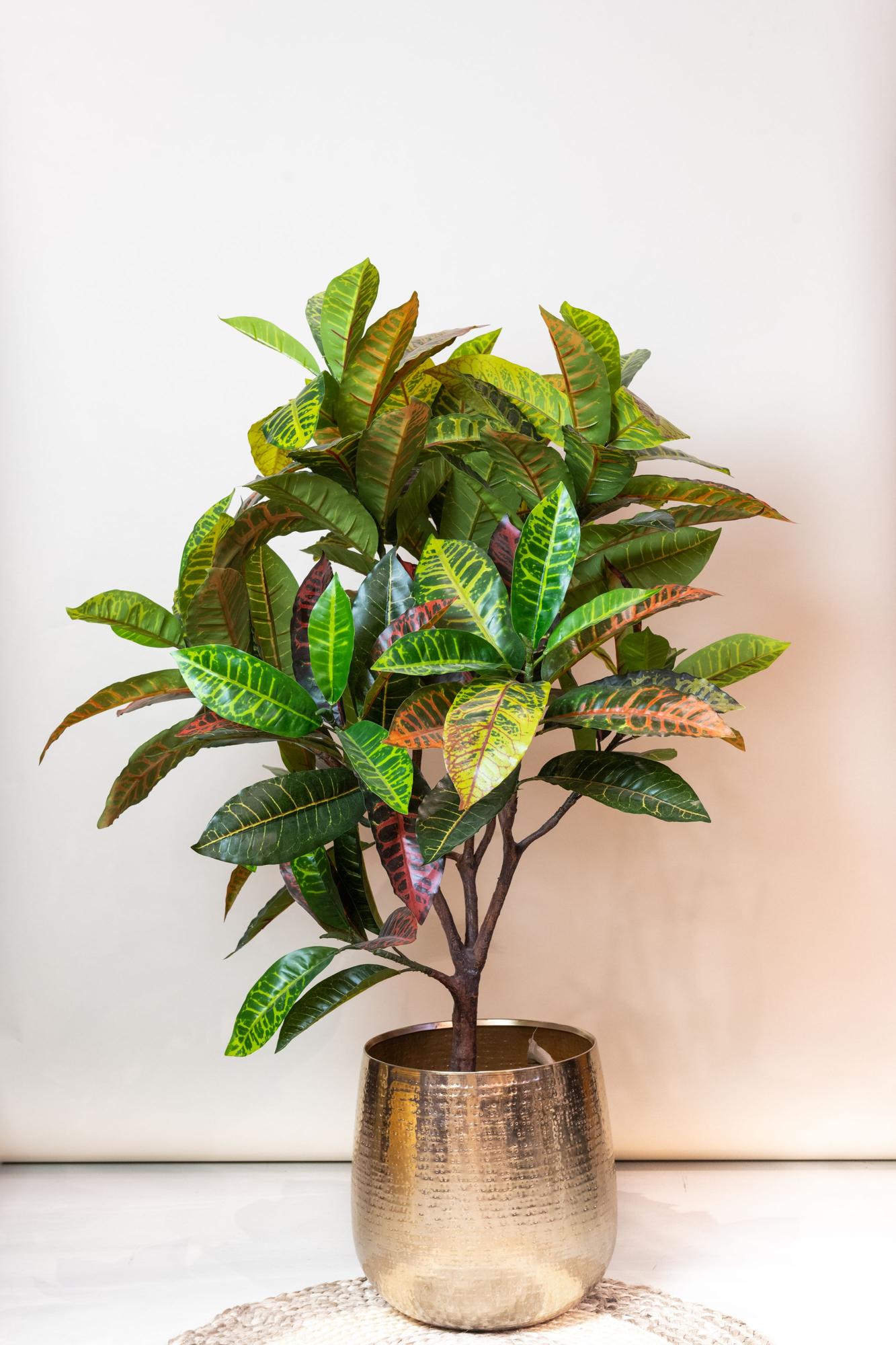 Künstliche Pflanze – Croton Codiaeum – Wunderstrauch – 120 cm