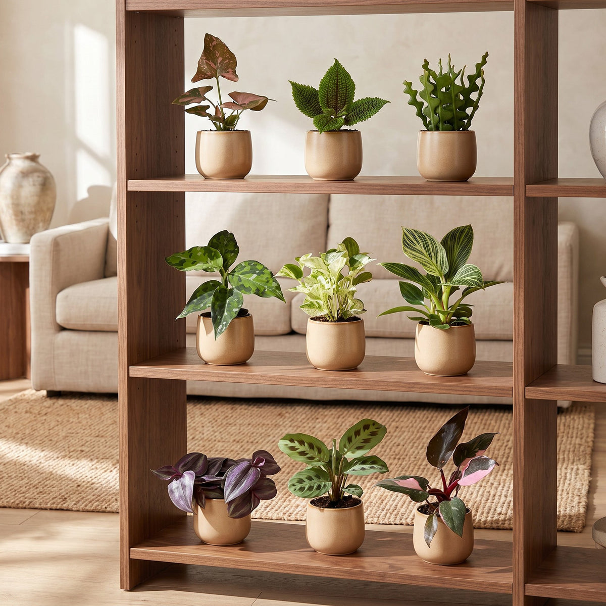 Baby Plants Surprise Box 9x - Verrassingsbox kleine planten - Diversen - Tropisch - Ø6cm - ↕5-15cm