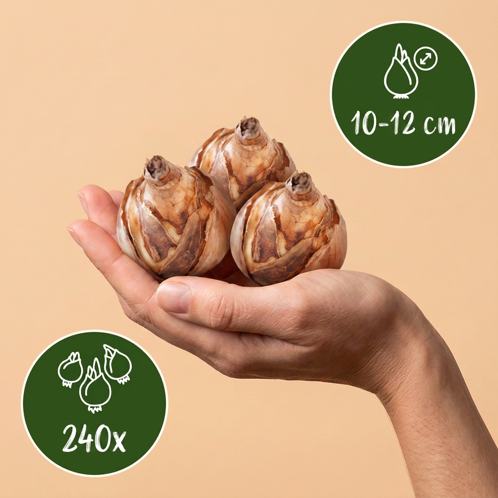 240x Blumenzwiebeln für Nassgärten - Blumenzwiebeln - Nassgartenzwiebeln - Verschiedenes - Sommerblüher - Zwiebelgröße 10/12