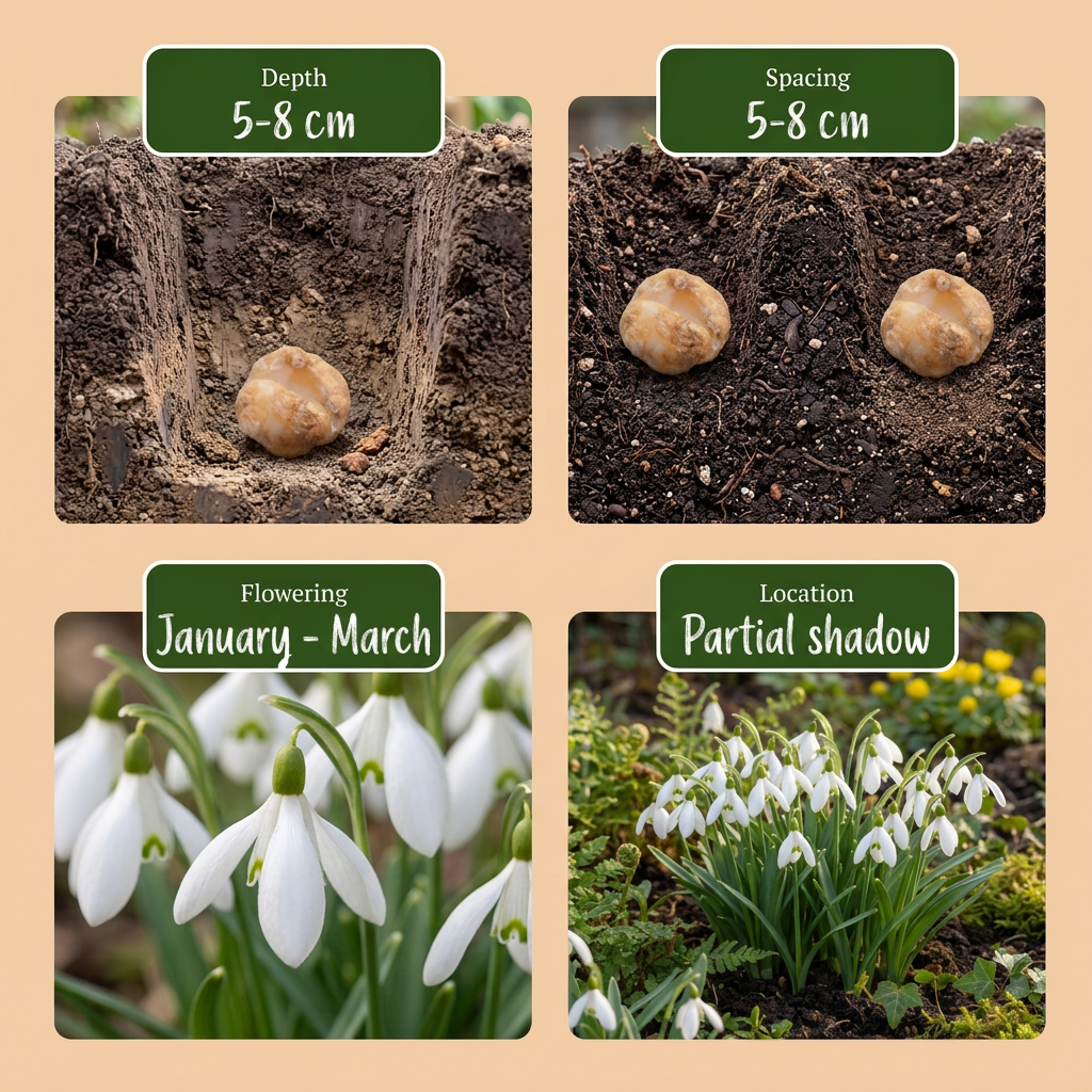 200x Galanthus Elwesii - Blumenzwiebeln - Großes Schneeglöckchen - Weiß - Frühlingsblüher - Zwiebelgröße 5/6