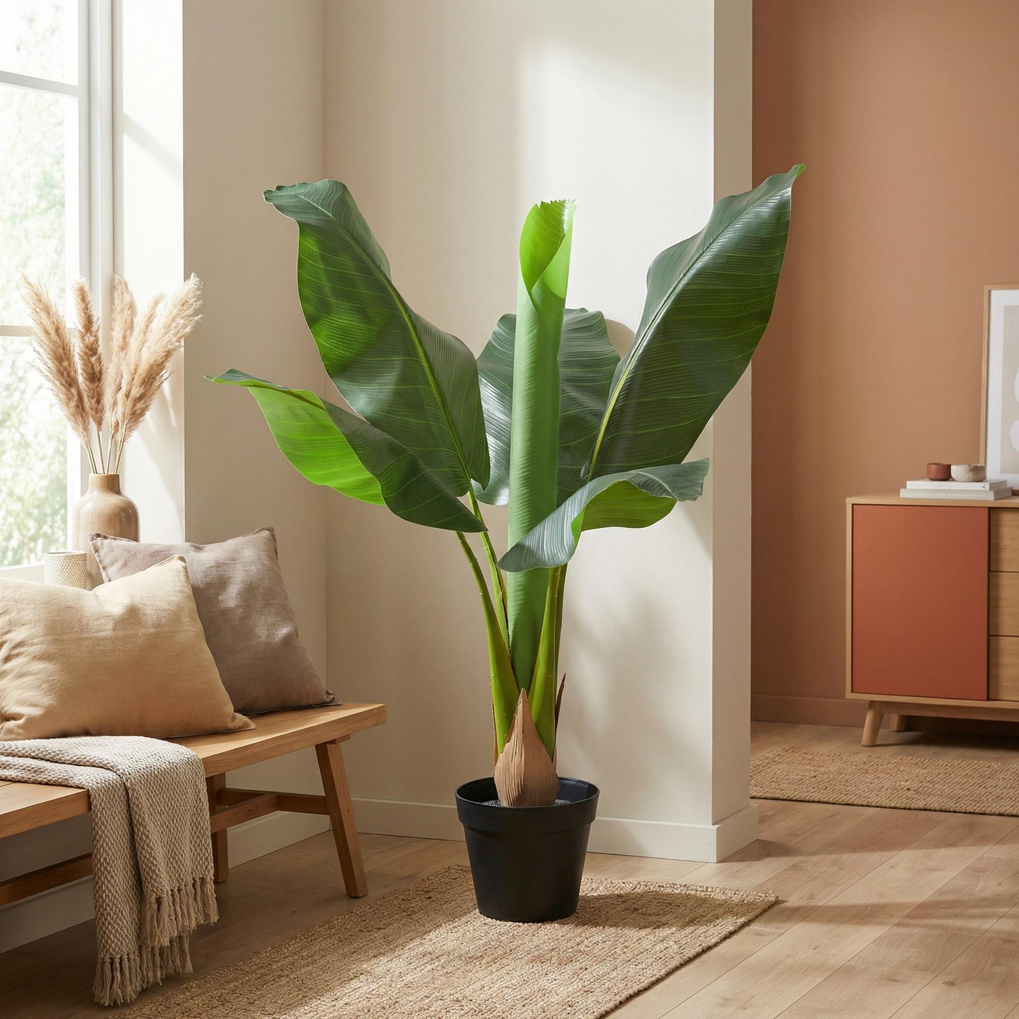 Kunstplant - Bananenplant Musa - 80cm