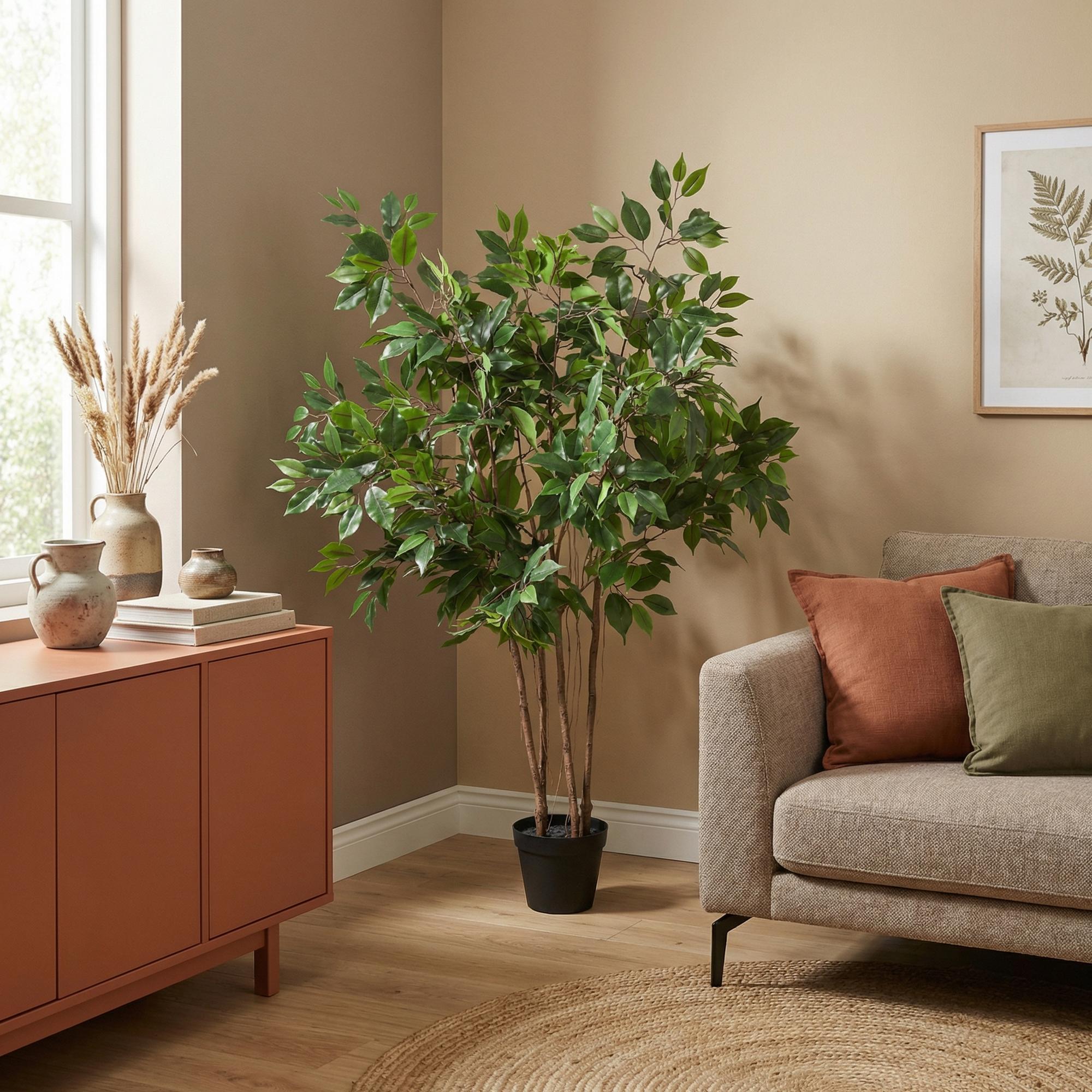 Kunstplant - Ficus Benjamina - 128cm