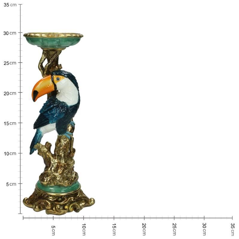 Candeliere - Tucano Multicolore ↑ 30 cm