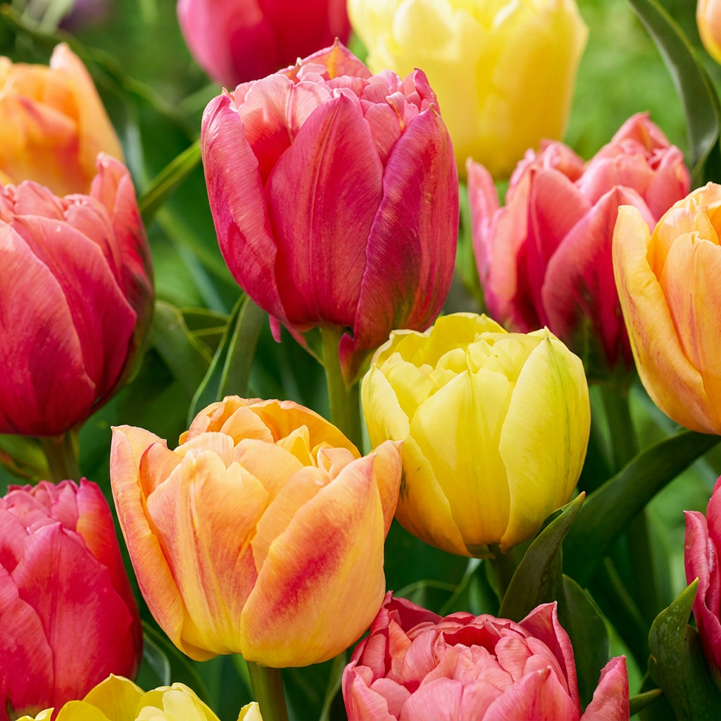 12x Tulipa Symbiosa mix - Bloembollen - Tulp Symbiosa mix - Diversen - Voorjaarsbloeier - Bolmaat 11/12