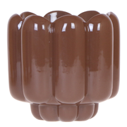 Kolibri Home | Retro Shine sierpot - Brown - Ø12cm