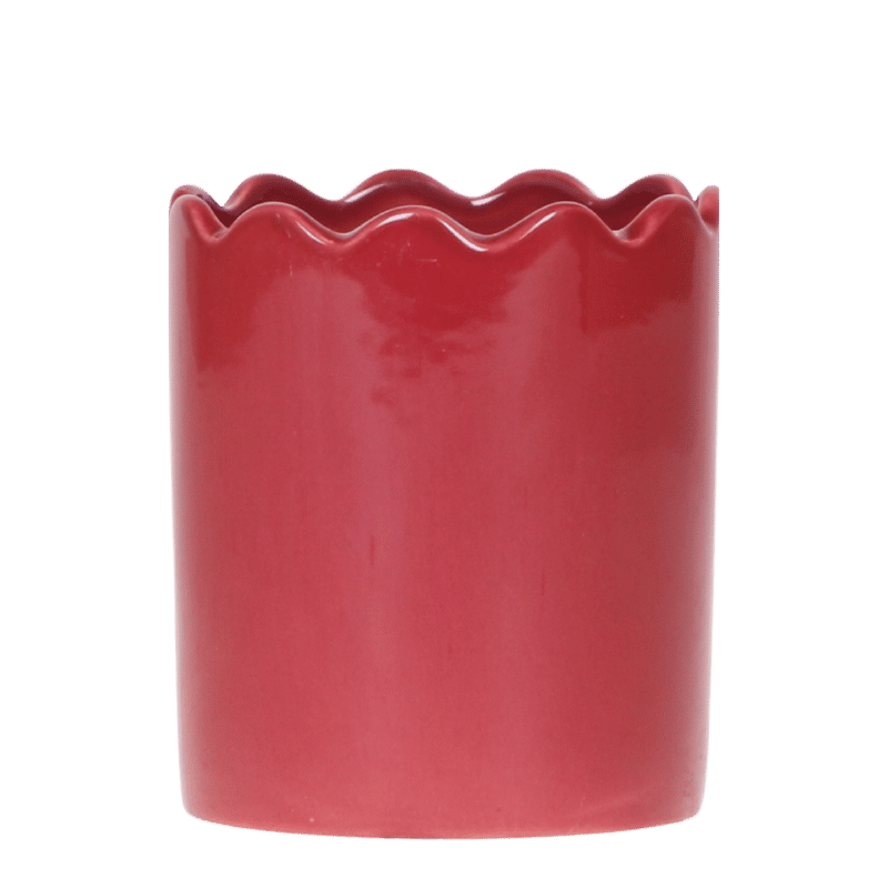 Kolibri Home | Curve sierpot - Rood - Ø9cm