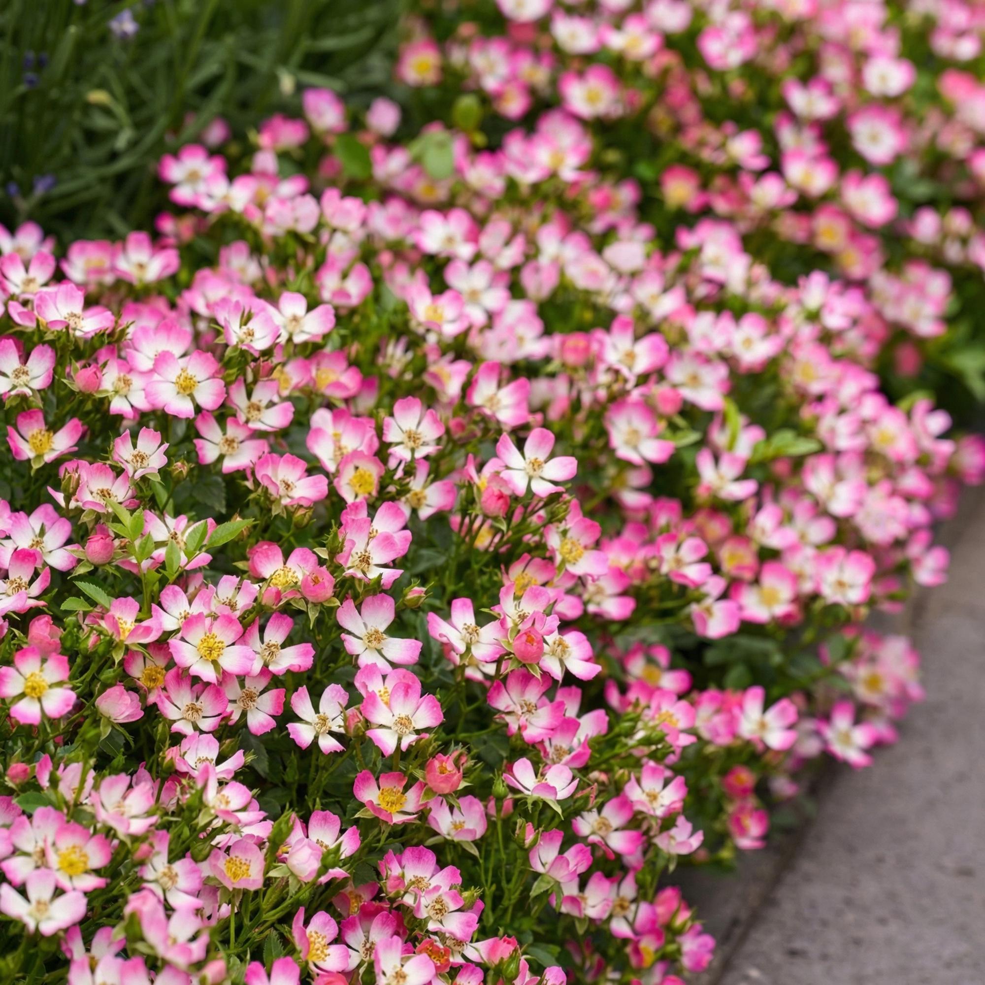 Rosa Cutie Pie - Roos - Winterhard - Roze - 3 Planten - Pot 12cm - Hoogte Hoogte 20-25cm