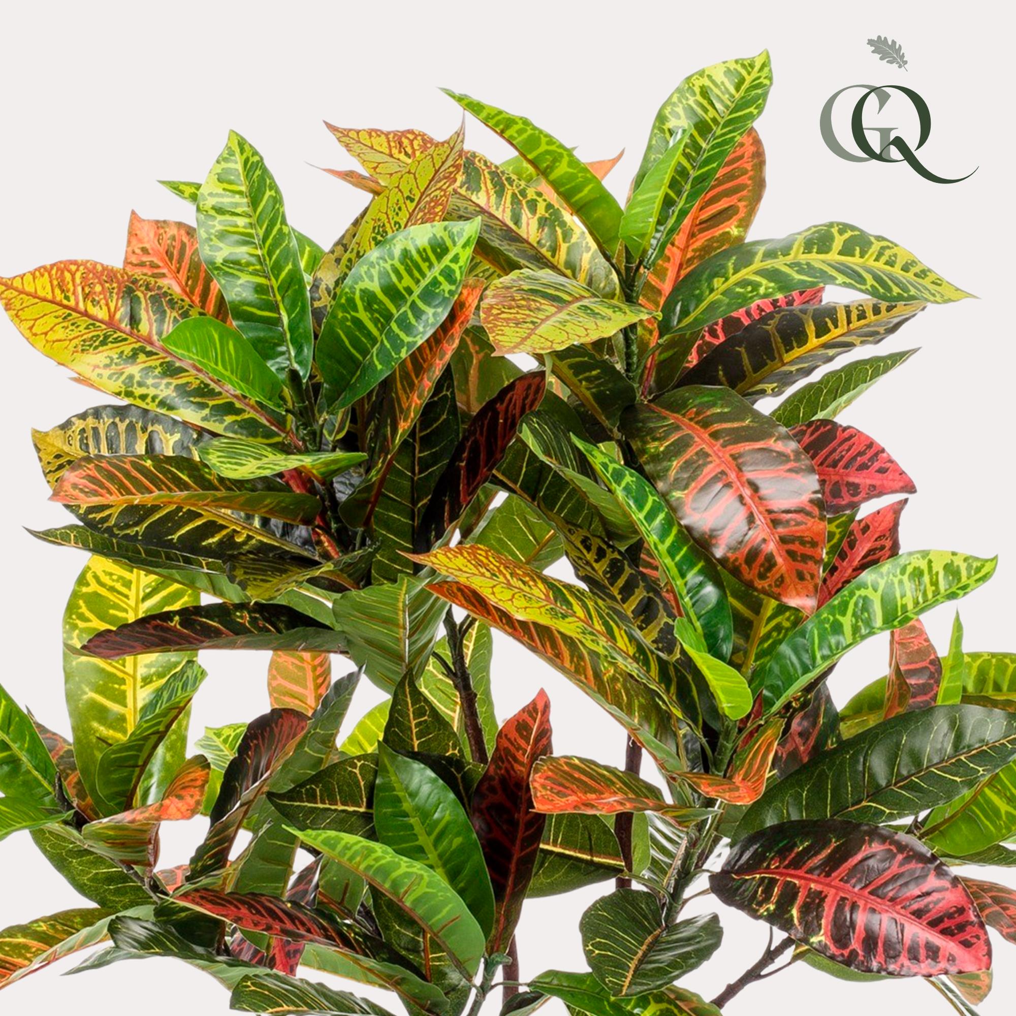 Künstliche Pflanze – Croton Codiaeum – Wunderstrauch – 120 cm