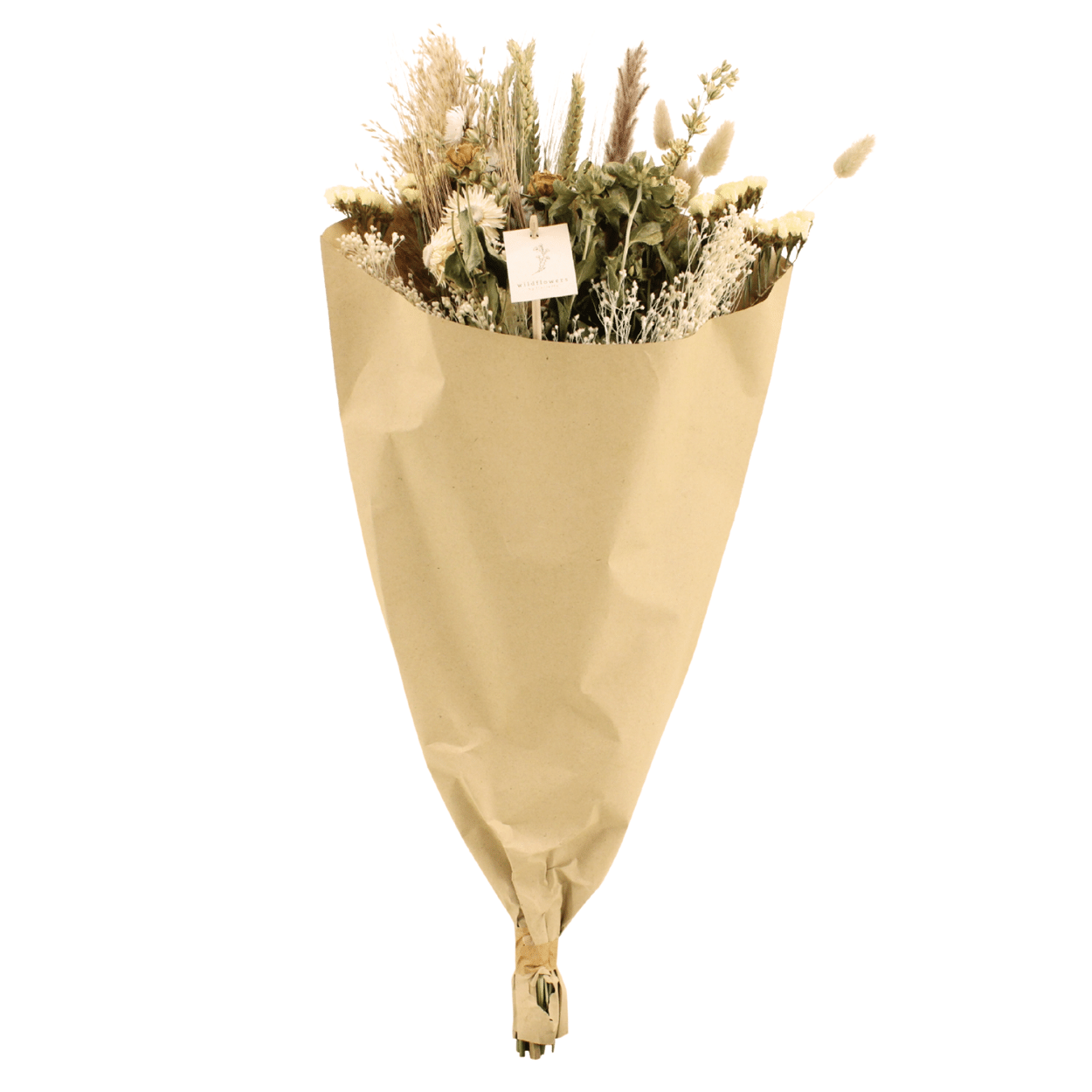 Bouquet de fleurs séchées naturelles des champs - Ø25cm - ↕60cm