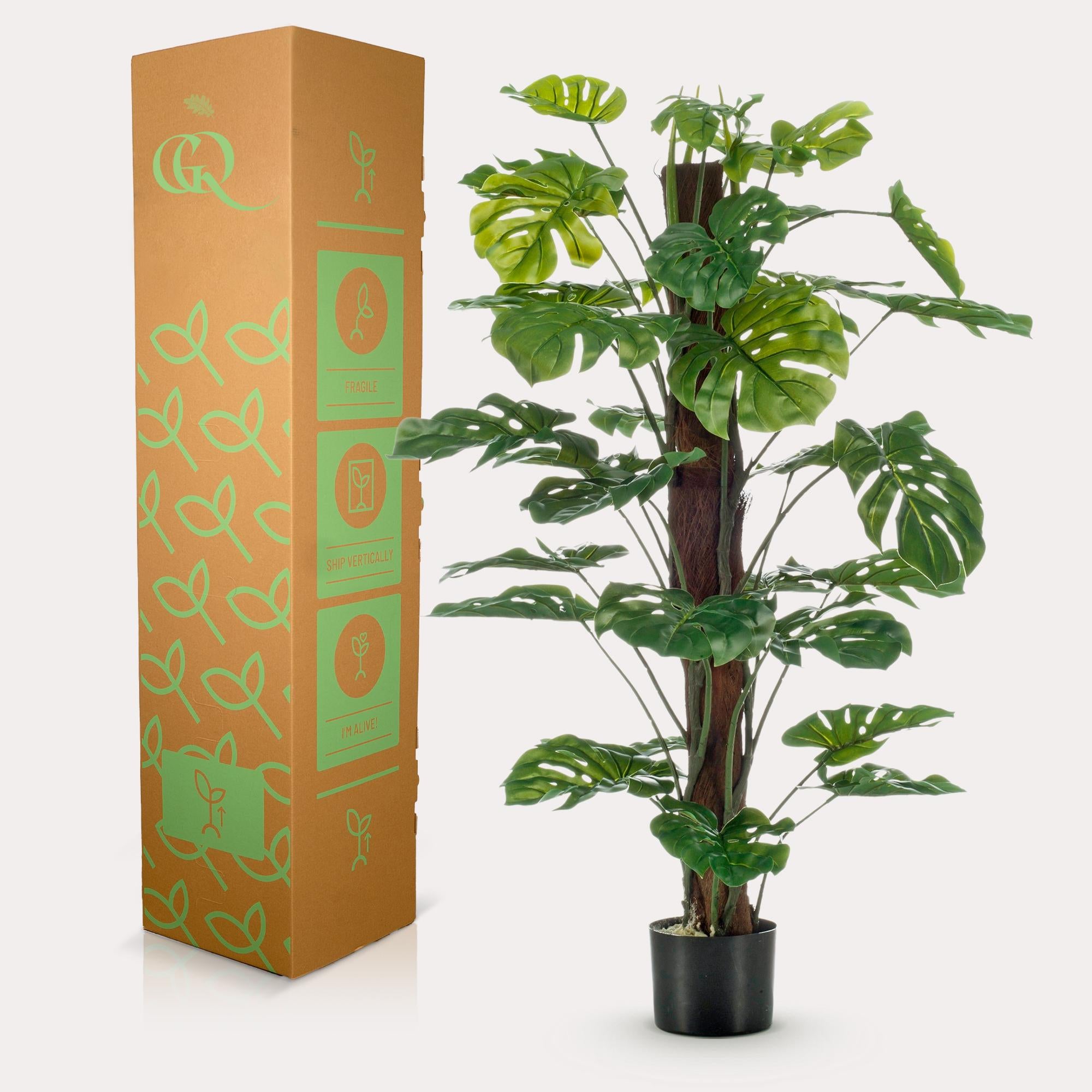 Monstera Deliciosa - pianta artificiale - 120 cm