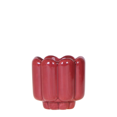 Kolibri Home | Retro Shine sierpot - Red - Ø6cm