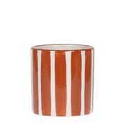 Kolibri Home | Painted Stripe sierpot - Oranje - Ø9cm