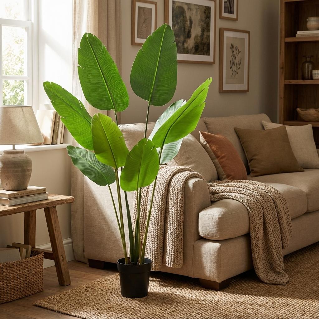 Kunstplant - Strelitzia Nicolai - 155cm