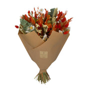 Fiori secchi - Bouquet classico - Arancio - ↕60cm