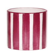 Kolibri Home | Painted Stripe sierpot - Rood - Ø12cm
