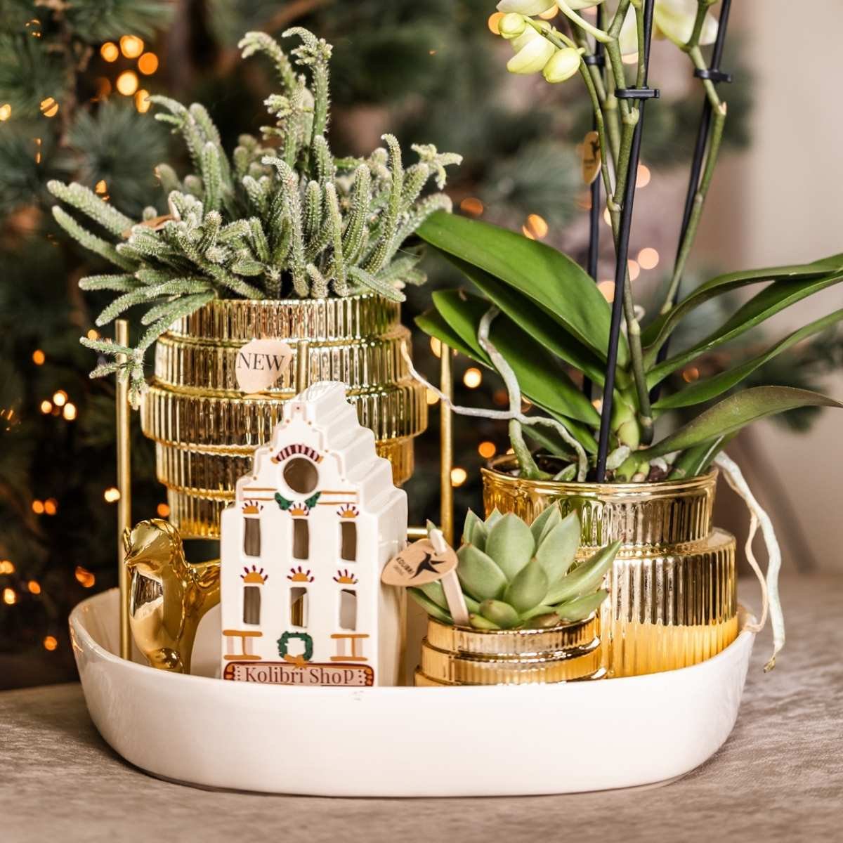 Kolibri Home | Organisch dienblad - Off-white