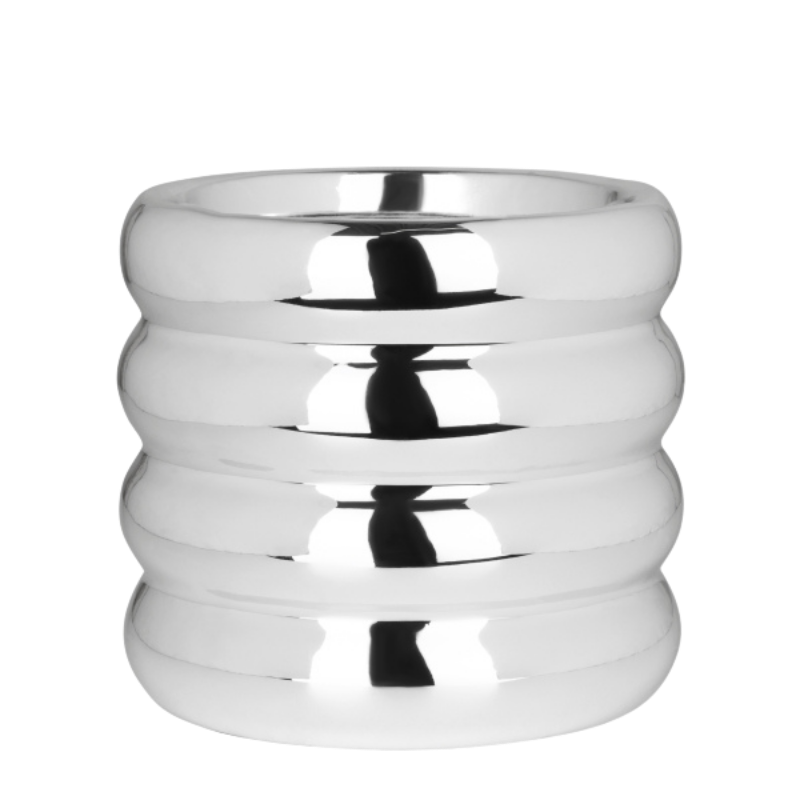 Kolibri Home | Glow sierpot - Zilver - Ø9cm