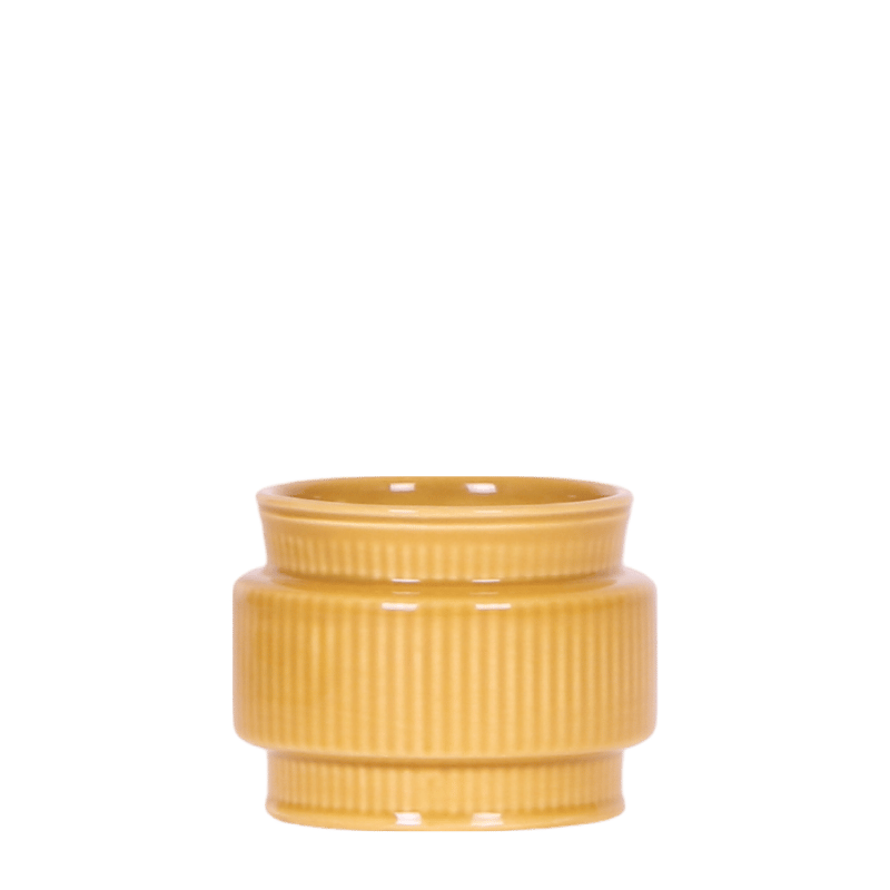 Kolibri Home | Allure sierpot - Mosterdgeel - Ø6cm