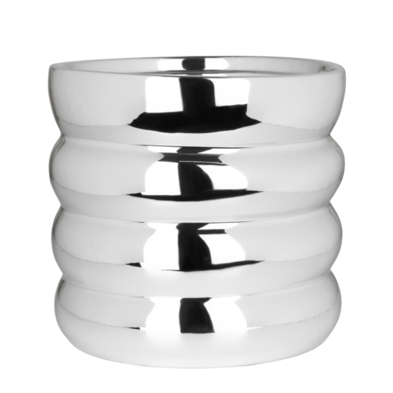 Kolibri Home | Glow sierpot - Zilver - Ø12cm