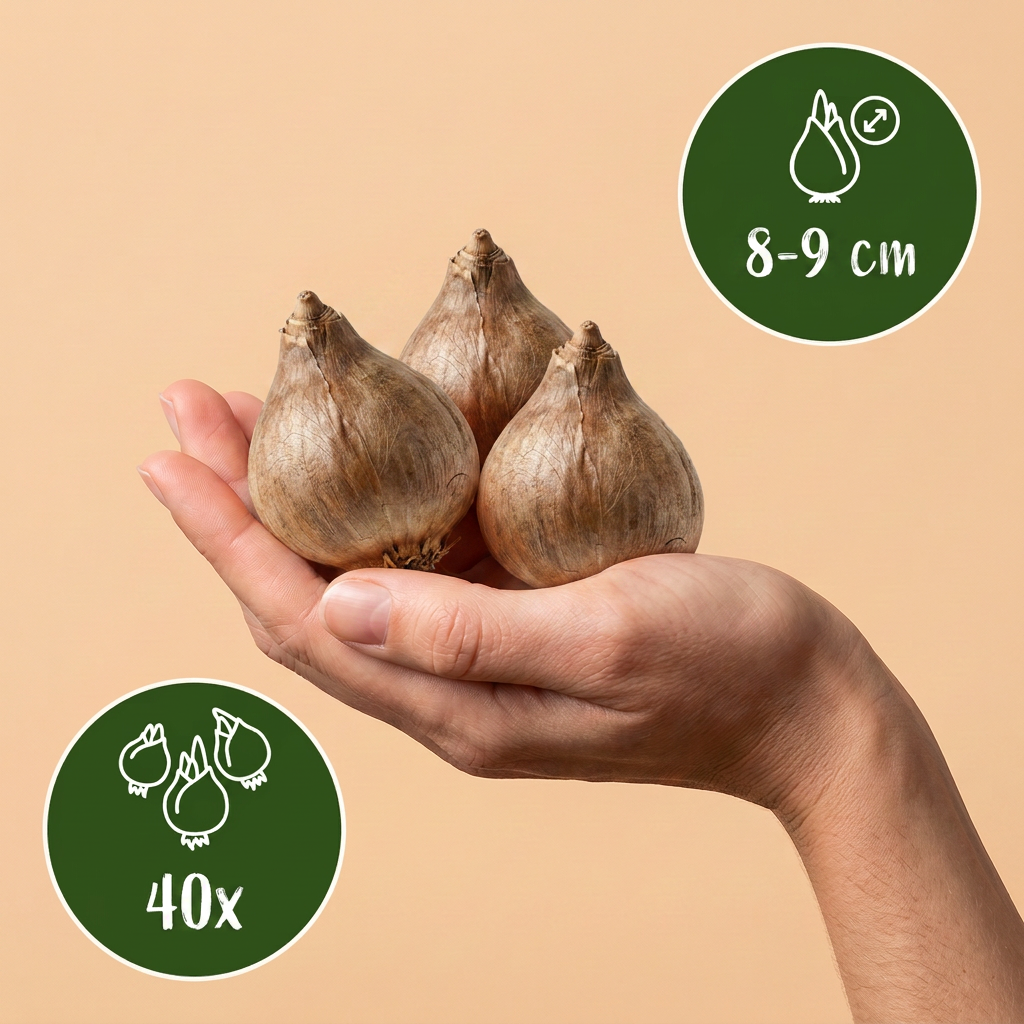 40x Leucojum Aestivum - Bloembollen - Zomerschneeklokje - Wit - Voorjaarsbloeier - Bolmaat 8/9