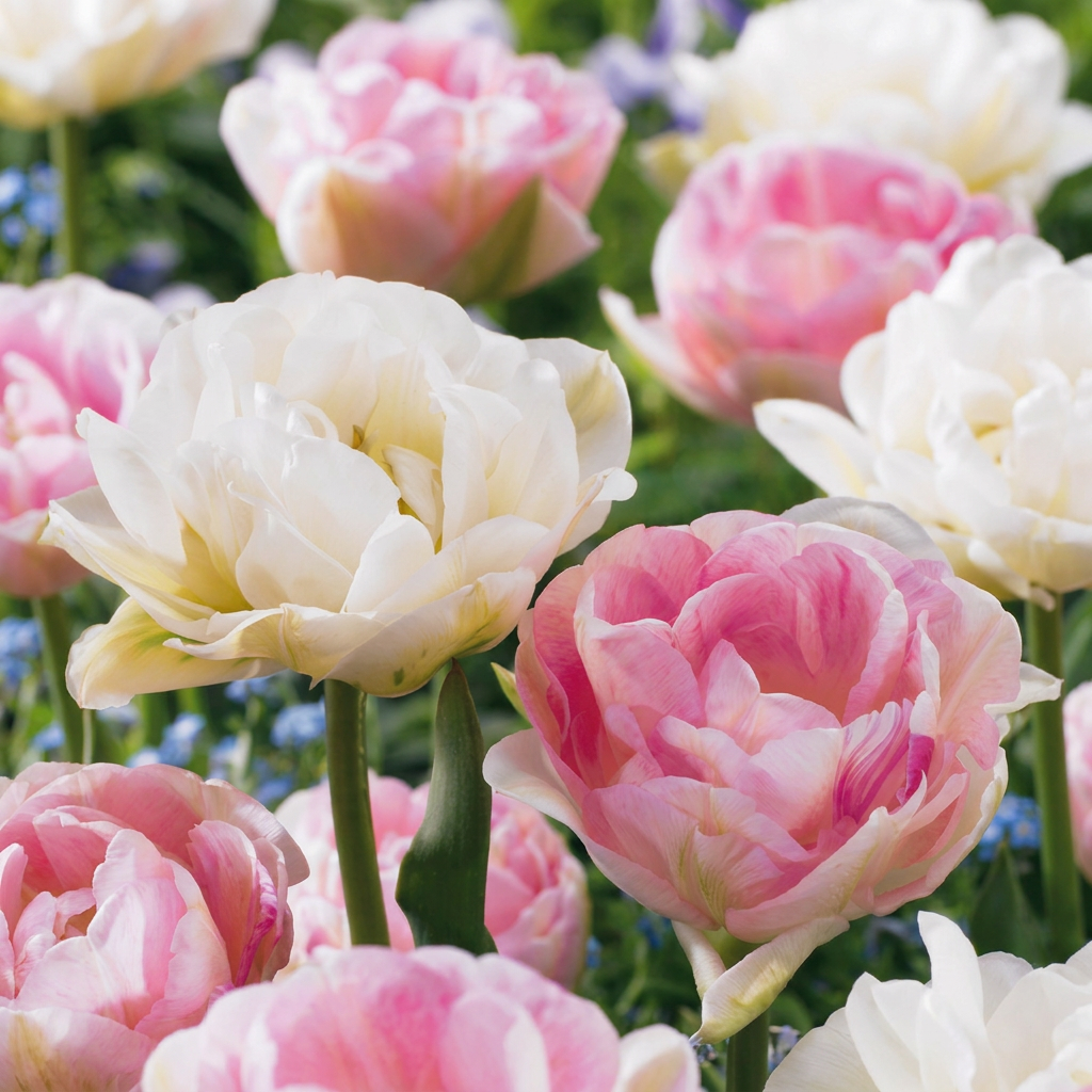 24x Tulipa Double Sensation - Bloembollen - Gevulde tulp - Diversen - Voorjaarsbloeier - Bolmaat 11/12