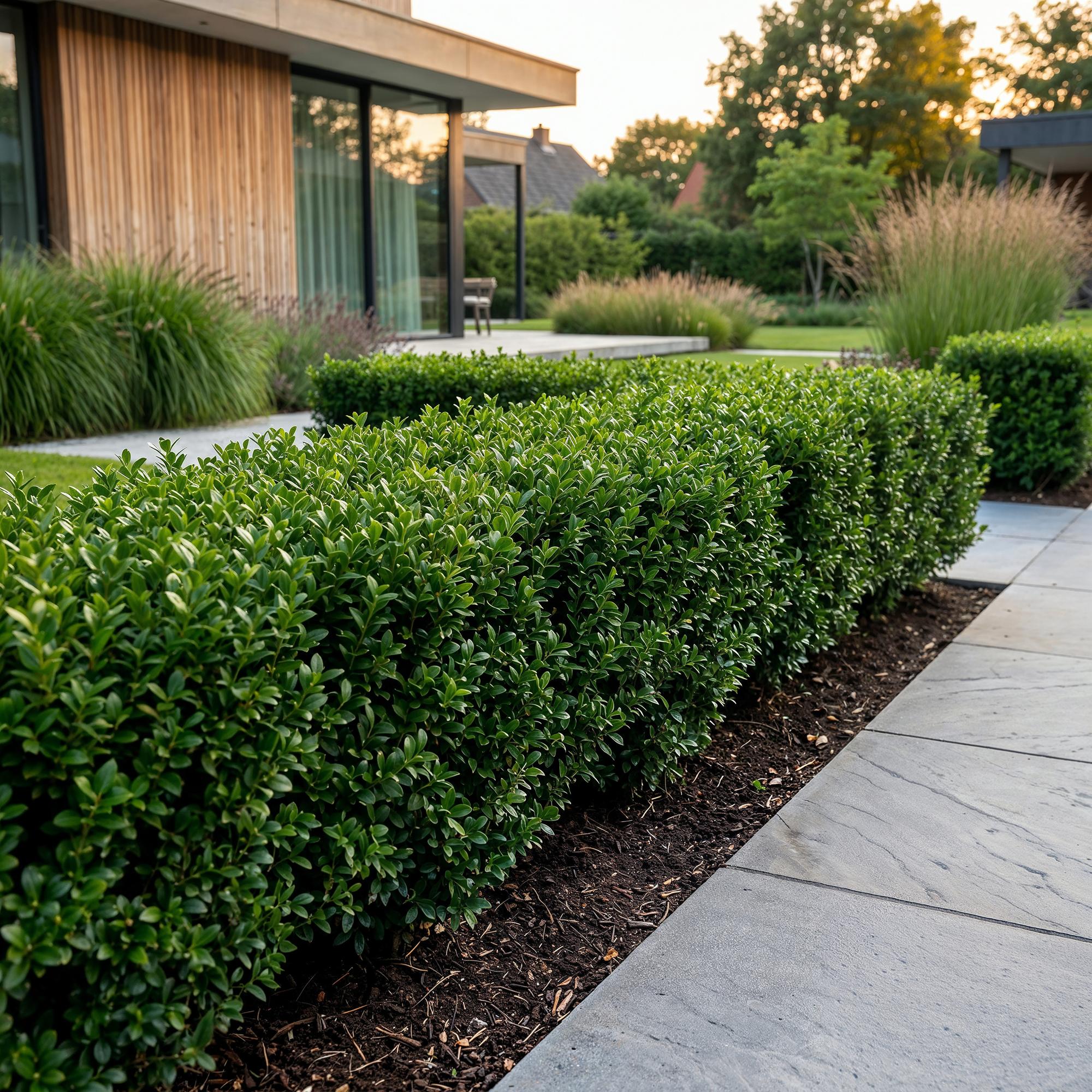 Ilex crenata Stokes - Japanse Hulst 40x - Haagplanten - Groenblijvend - Groen - Pot 9cm - Hoogte 20-30cm