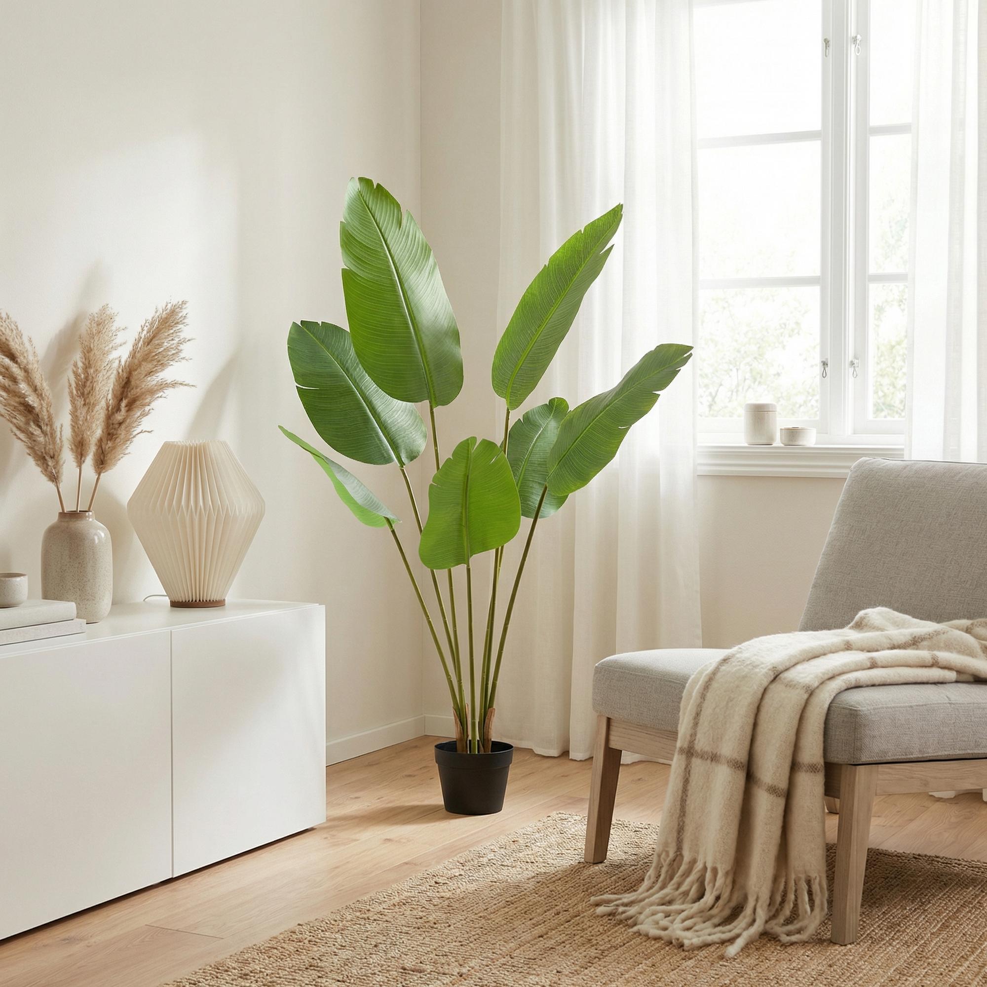 Kunstplant - Strelitzia Nicolai - 135cm