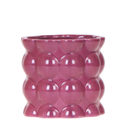 Kolibri Home | Cotton Shine sierpot - Purple - Ø9cm