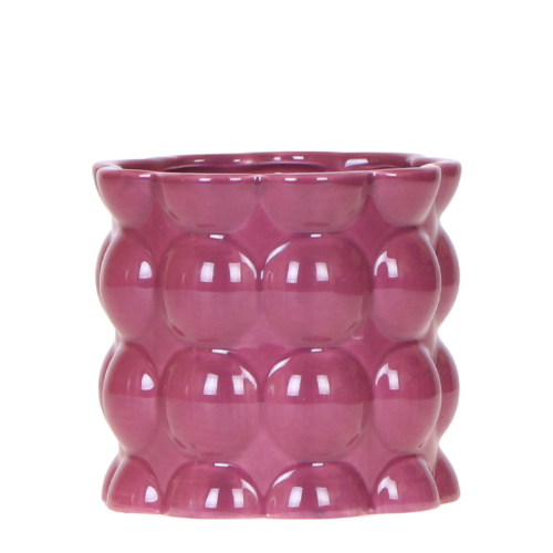 Kolibri Home | Cotton Shine sierpot - Purple - Ø9cm