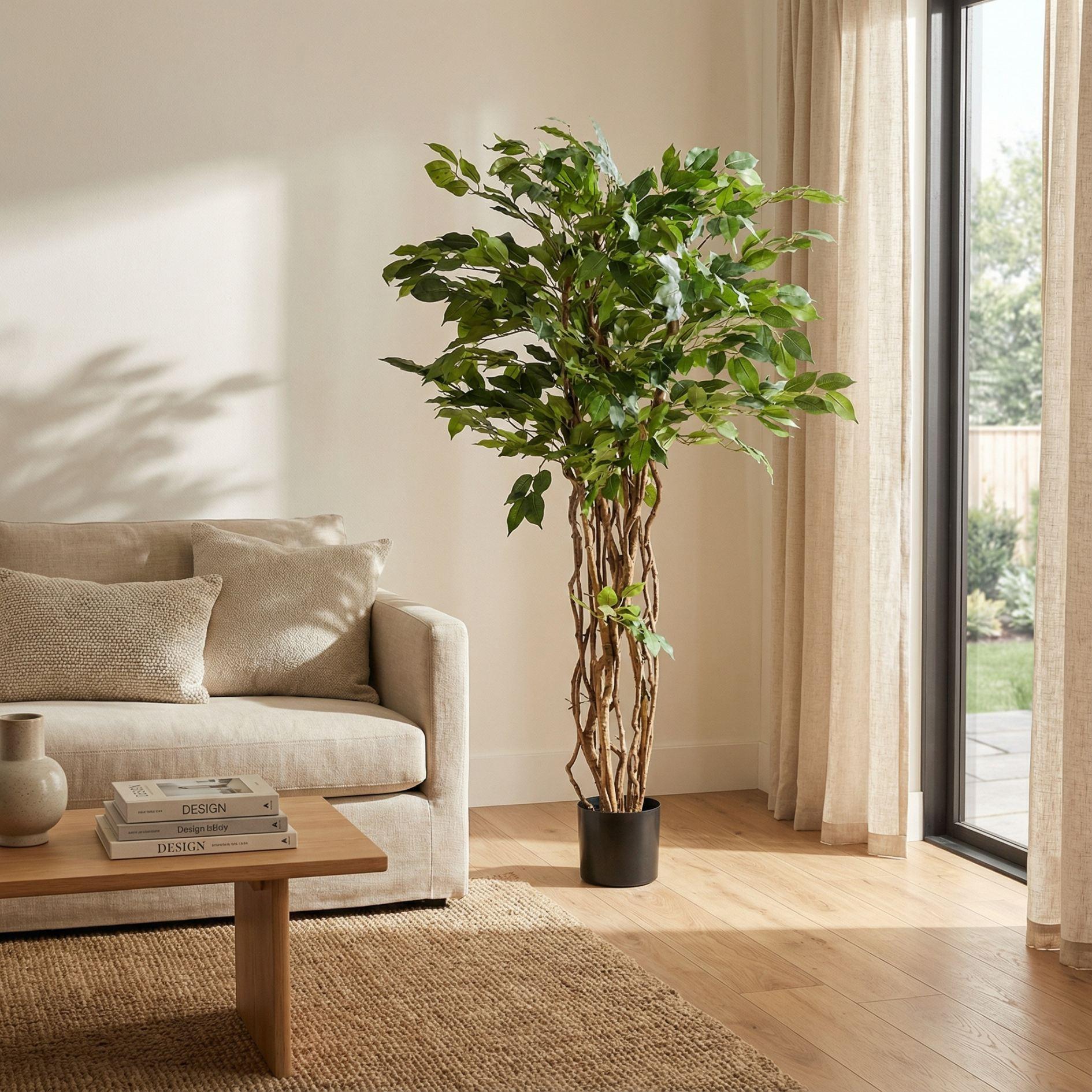 Künstlicher Ficus-Liane-Baum 140 cm - Künstliche Pflanze