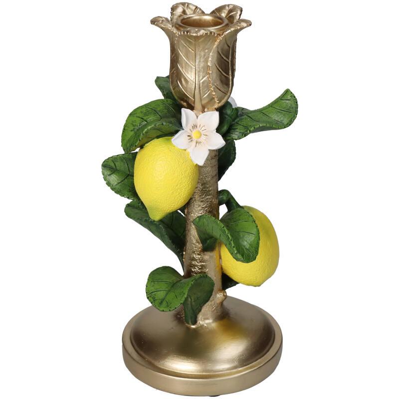 Candeliere con pianta di limone - ↑ 22 cm