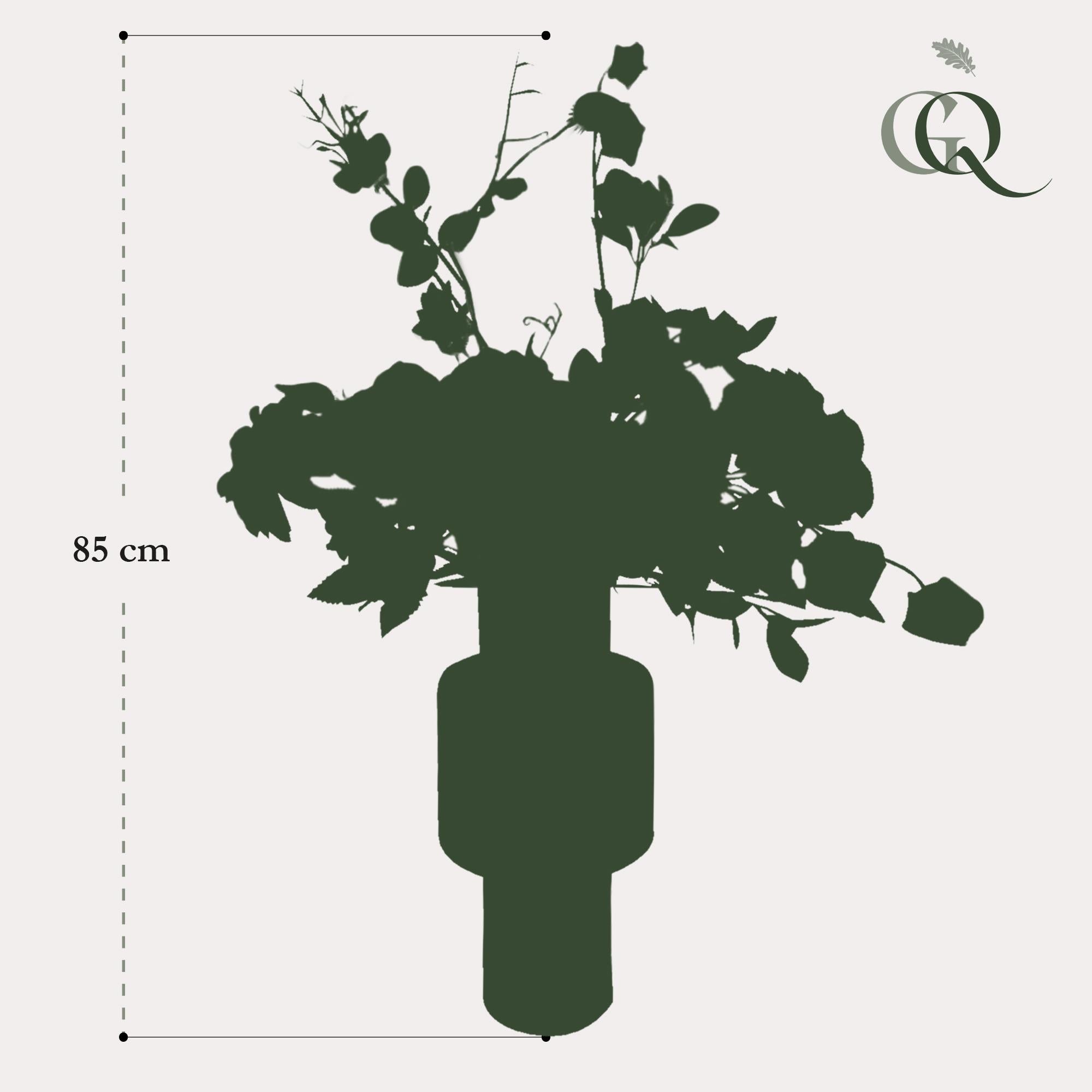 Künstliche Blumen – Strauß L – Hübsches Orange – 80 cm