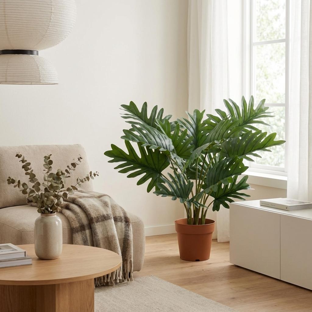 Kunstplant - Philodendron Selloum - 70cm