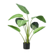 Strelitzia - 120cm - In vaso nero - Pianta artificiale