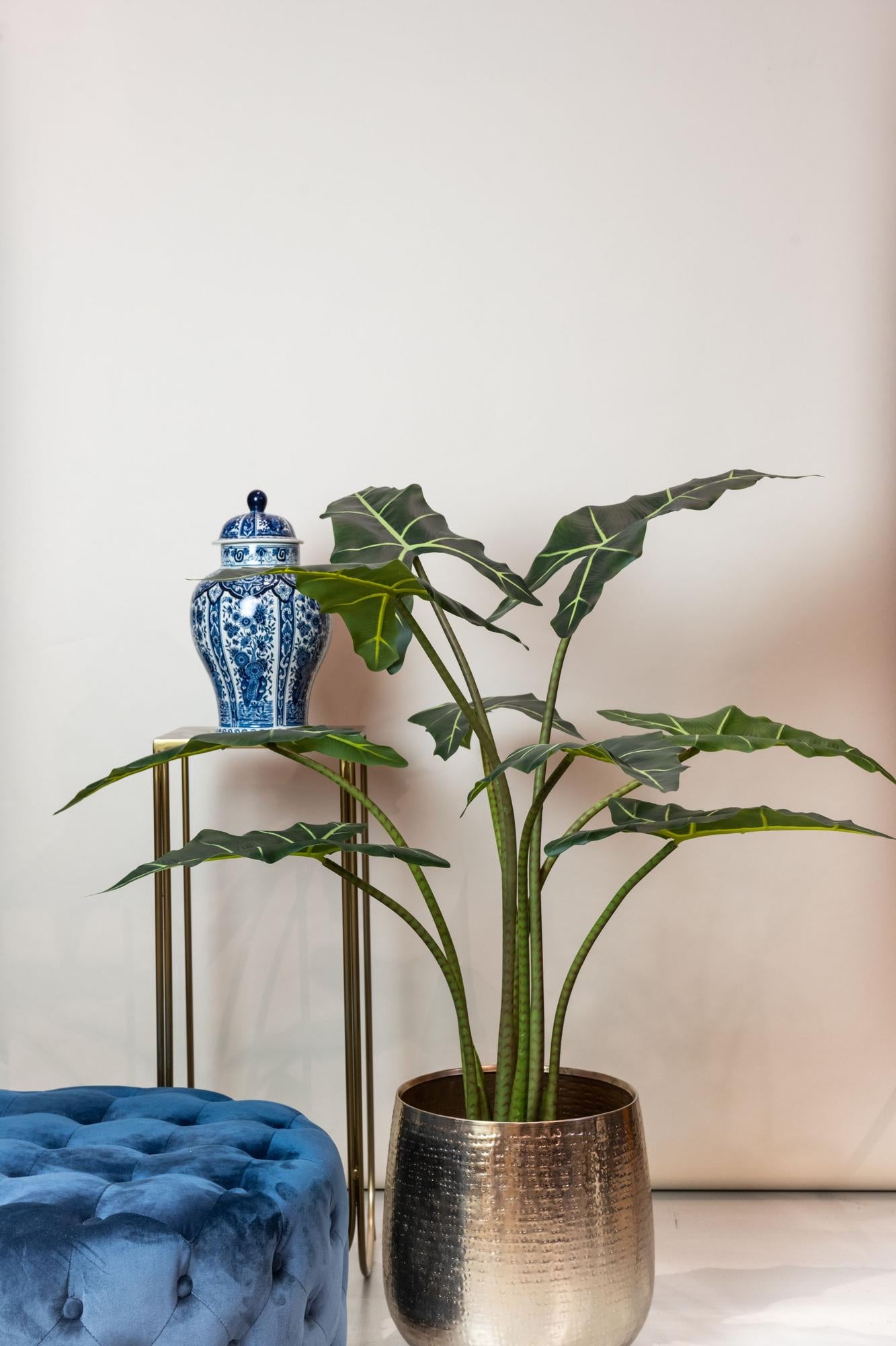 Planta artificial - Alocasia Frydek - Oreja de elefante - 120 cm