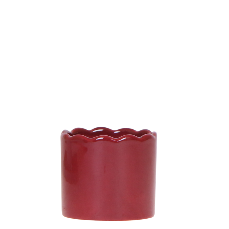 Kolibri Home | Curve sierpot - Rood - Ø6cm