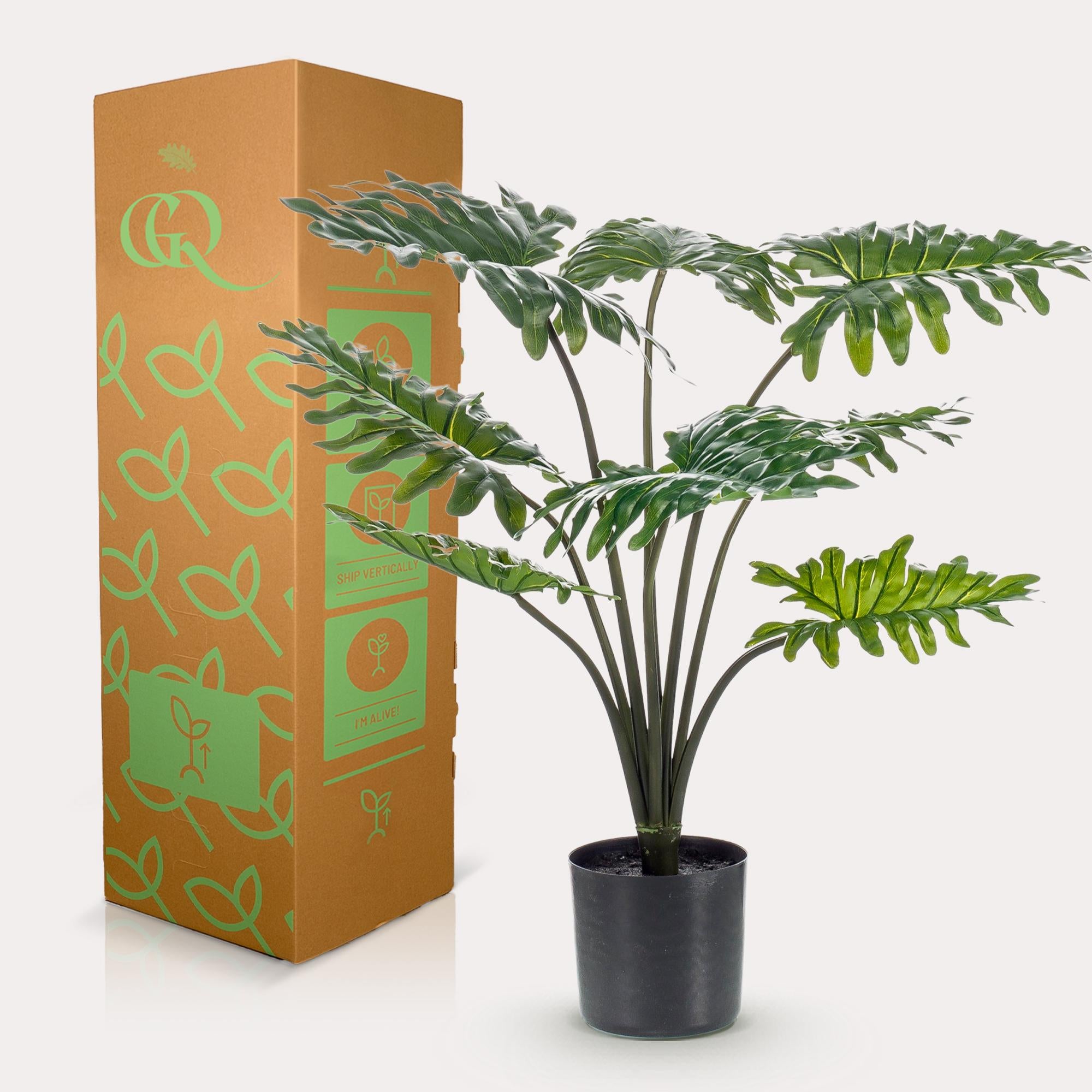 Pianta artificiale - Philodendron - 60 cm