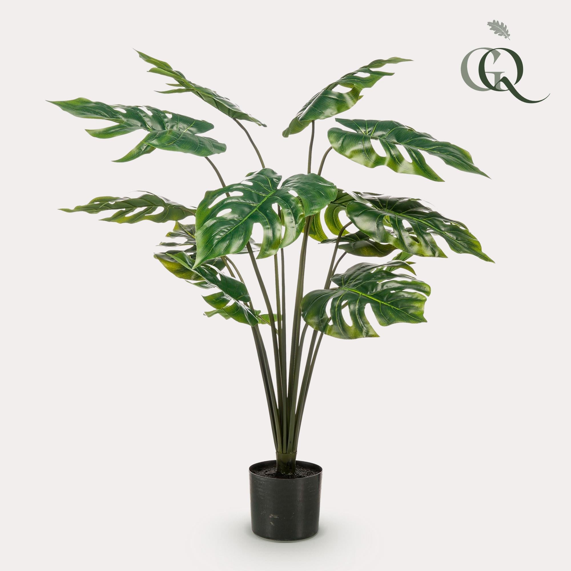 Monstera Deliciosa - pianta artificiale - 95 cm