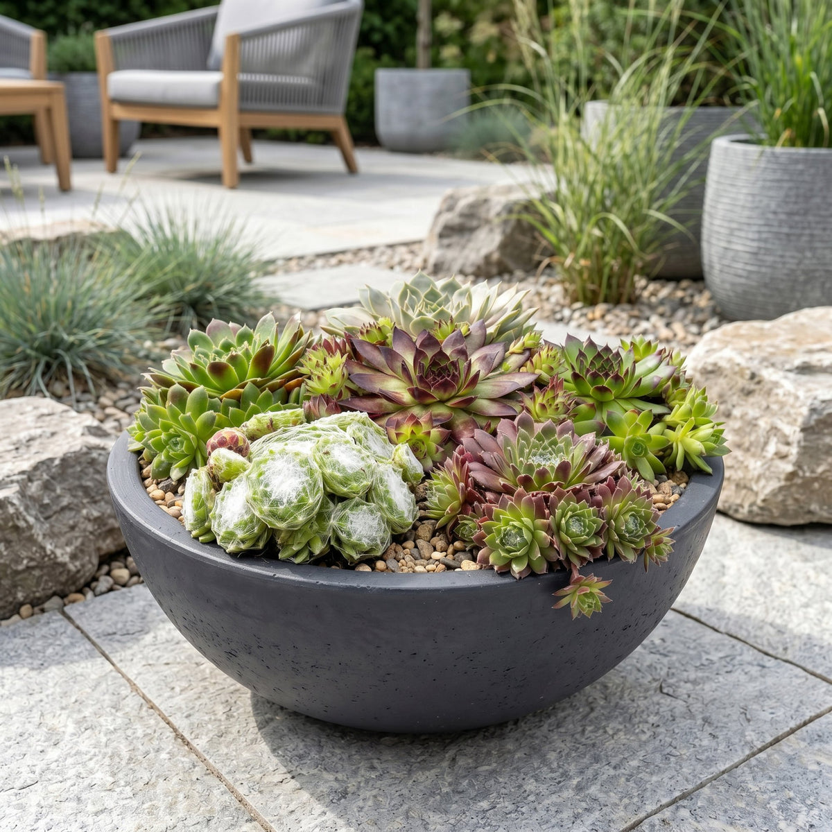 Sempervivum Big Sam - Ø7cm - ↕10-12cm - 12x