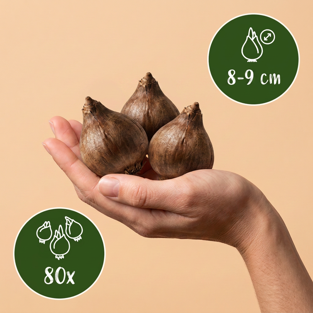 80x Leucojum Aestivum - Bloembollen - Zomerschneeklokje - Wit - Voorjaarsbloeier - Bolmaat 8/9