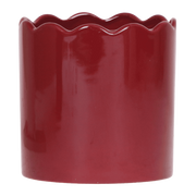 Kolibri Home | Curve sierpot - Rood - Ø12cm