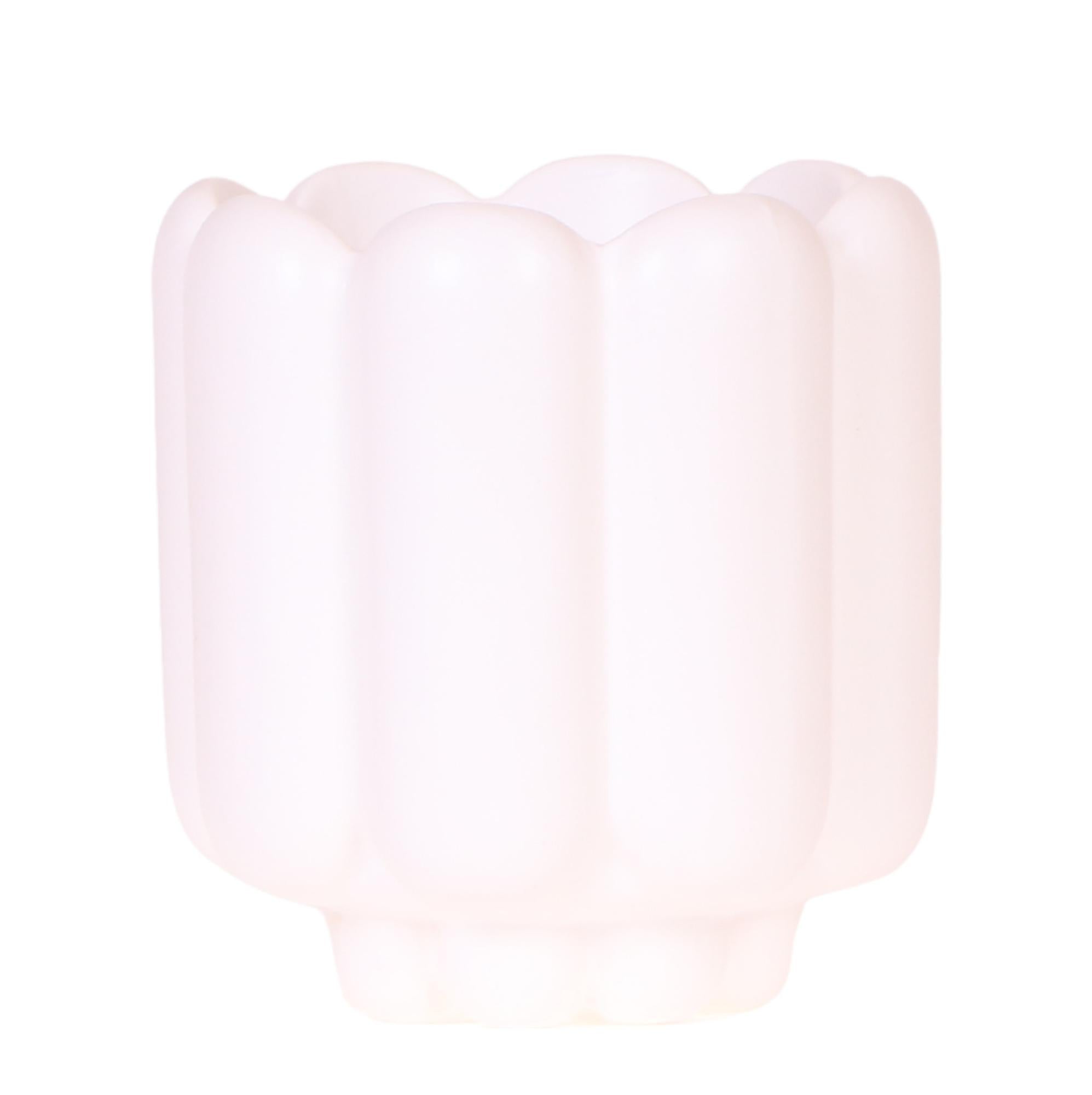 Kolibri Home | Dekorativer Retro-Übertopf – Weiß – Ø 9 cm