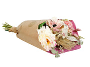 Trockenblumen & Seide – Pfingstrosenliebe – 4 Sträuße – ↕55 cm