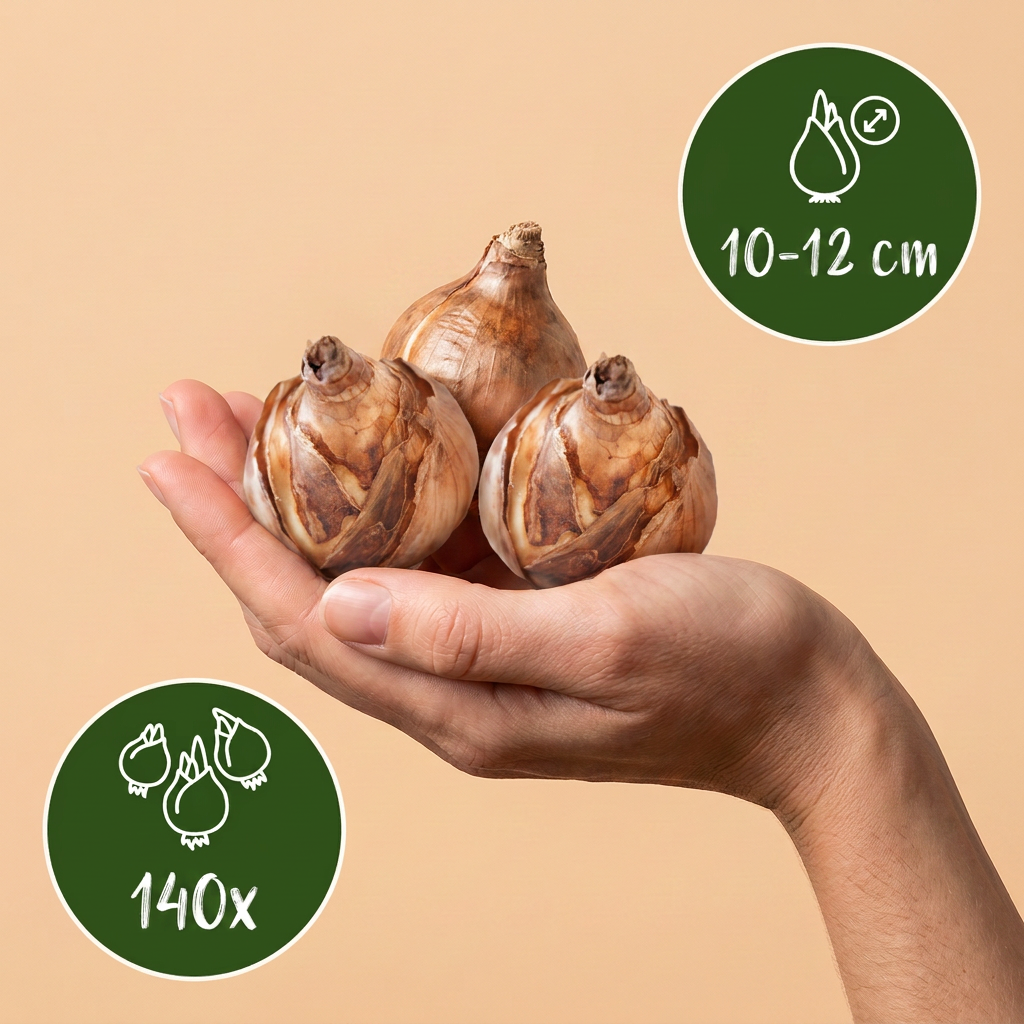 140x Bulb Dry Garden - Bloembollen - Droge tuin bollenplanten - Diversen - Zomerbloeier - Bolmaat 10/12