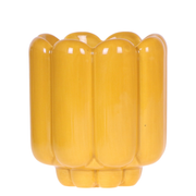 Kolibri Home | Retro Shine sierpot - Yellow - Ø9cm
