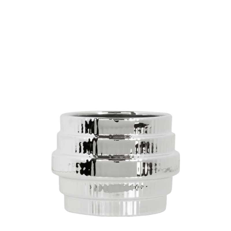 Kolibri Home | Allure Empire Shiny sierpot - Zilver - Ø6cm
